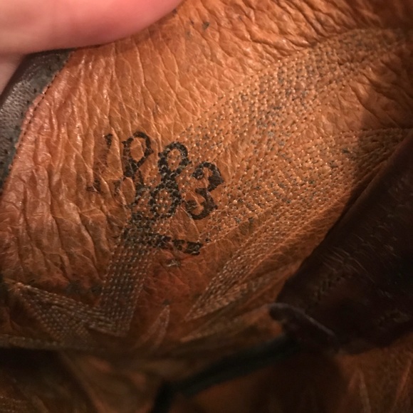 1883 Lucchese Leather Cowboy Boots Women - size 8 - Picture 4 of 8